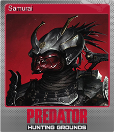 Series 1 - Card 7 of 9 - Samurai