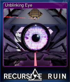 Series 1 - Card 6 of 12 - Unblinking Eye