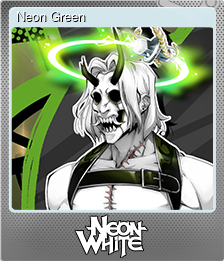 Series 1 - Card 2 of 6 - Neon Green