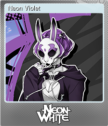 Series 1 - Card 4 of 6 - Neon Violet