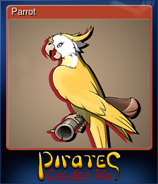 Series 1 - Card 4 of 5 - Parrot
