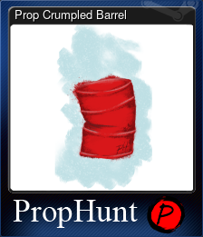 Prop Crumpled Barrel