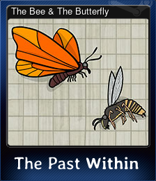 Series 1 - Card 2 of 8 - The Bee & The Butterfly