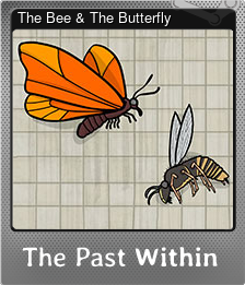 Series 1 - Card 2 of 8 - The Bee & The Butterfly