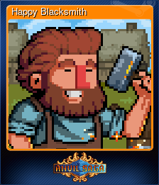 Series 1 - Card 1 of 7 - Happy Blacksmith