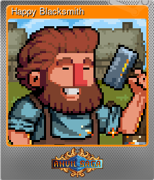 Series 1 - Card 1 of 7 - Happy Blacksmith