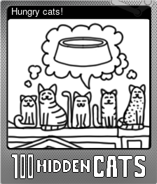 Series 1 - Card 2 of 5 - Hungry cats!