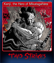 Series 1 - Card 1 of 8 - Kenji, the Hero of Mikatagahara