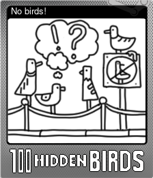 Series 1 - Card 4 of 5 - No birds!