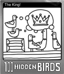 Series 1 - Card 5 of 5 - The King!