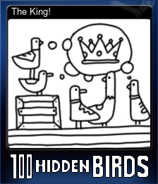 Series 1 - Card 5 of 5 - The King!