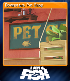 Series 1 - Card 5 of 11 - Downstairs Pet Shop