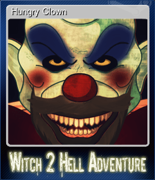 Series 1 - Card 1 of 8 - Hungry Clown