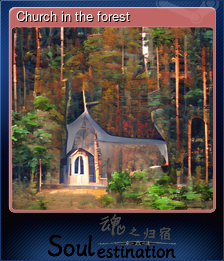 Series 1 - Card 4 of 5 - Church in the forest