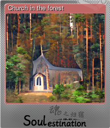 Series 1 - Card 4 of 5 - Church in the forest