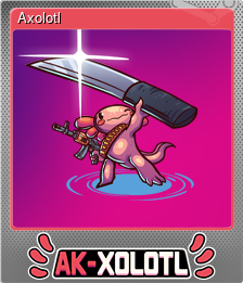 Series 1 - Card 1 of 10 - Axolotl