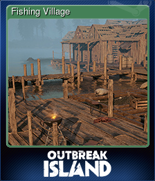 Series 1 - Card 4 of 6 - Fishing Village