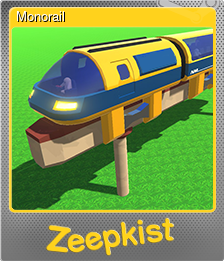 Series 1 - Card 3 of 8 - Monorail
