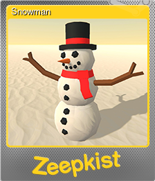 Series 1 - Card 5 of 8 - Snowman
