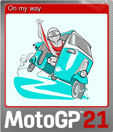 Series 1 - Card 5 of 10 - On my way