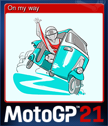 Series 1 - Card 5 of 10 - On my way