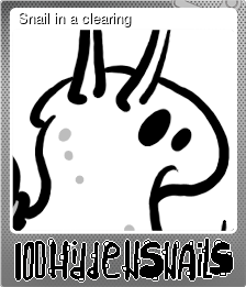 Series 1 - Card 1 of 5 - Snail in a clearing