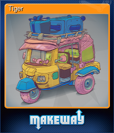 Series 1 - Card 1 of 8 - Tiger