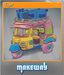 Series 1 - Card 1 of 8 - Tiger