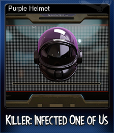 Series 1 - Card 5 of 5 - Purple Helmet