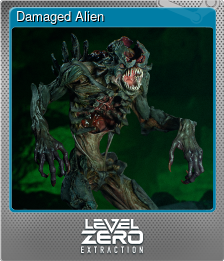 Series 1 - Card 6 of 6 - Damaged Alien