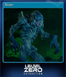 Series 1 - Card 5 of 6 - Alien
