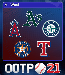 Series 1 - Card 3 of 6 - AL West