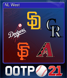 Series 1 - Card 6 of 6 - NL West