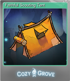 Series 1 - Card 6 of 8 - Faithful Scouting Tent