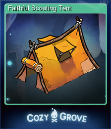 Series 1 - Card 6 of 8 - Faithful Scouting Tent