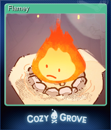 Series 1 - Card 1 of 8 - Flamey