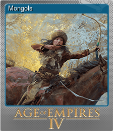 Series 1 - Card 8 of 10 - Mongols