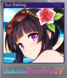 Series 1 - Card 8 of 9 - Sun Bathing