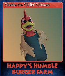 Series 1 - Card 3 of 5 - Charlie the Chillin' Chicken