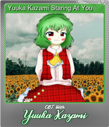 Series 1 - Card 2 of 5 - Yuuka Kazami Staring At You