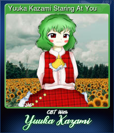 Series 1 - Card 2 of 5 - Yuuka Kazami Staring At You