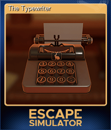 Series 1 - Card 8 of 10 - The Typewriter