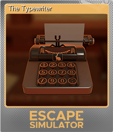 Series 1 - Card 8 of 10 - The Typewriter