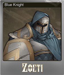 Series 1 - Card 4 of 7 - Blue Knight