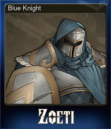Series 1 - Card 4 of 7 - Blue Knight