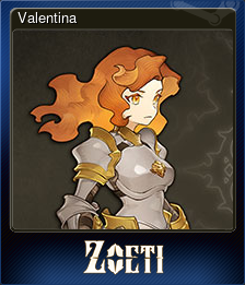 Series 1 - Card 5 of 7 - Valentina