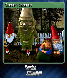 Series 1 - Card 4 of 10 - Garden gnomes