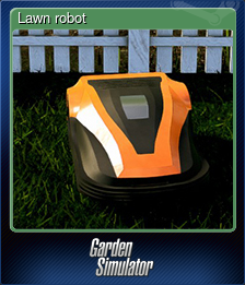 Series 1 - Card 1 of 10 - Lawn robot