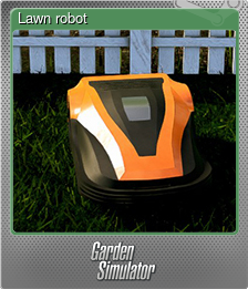 Series 1 - Card 1 of 10 - Lawn robot