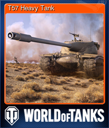 Series 1 - Card 3 of 12 - T57 Heavy Tank